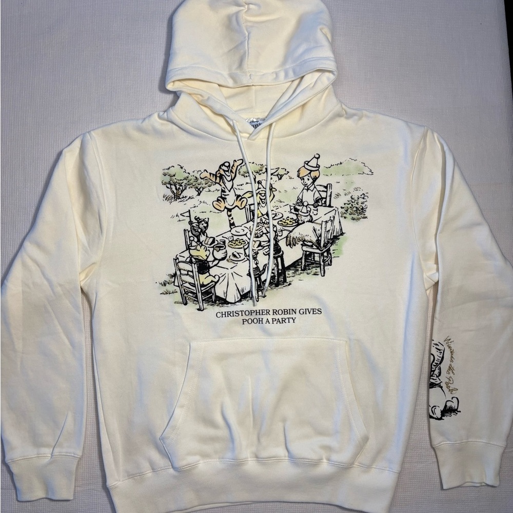 Disney Christopher Robin & Pooh Picnic Hoodie - Cream